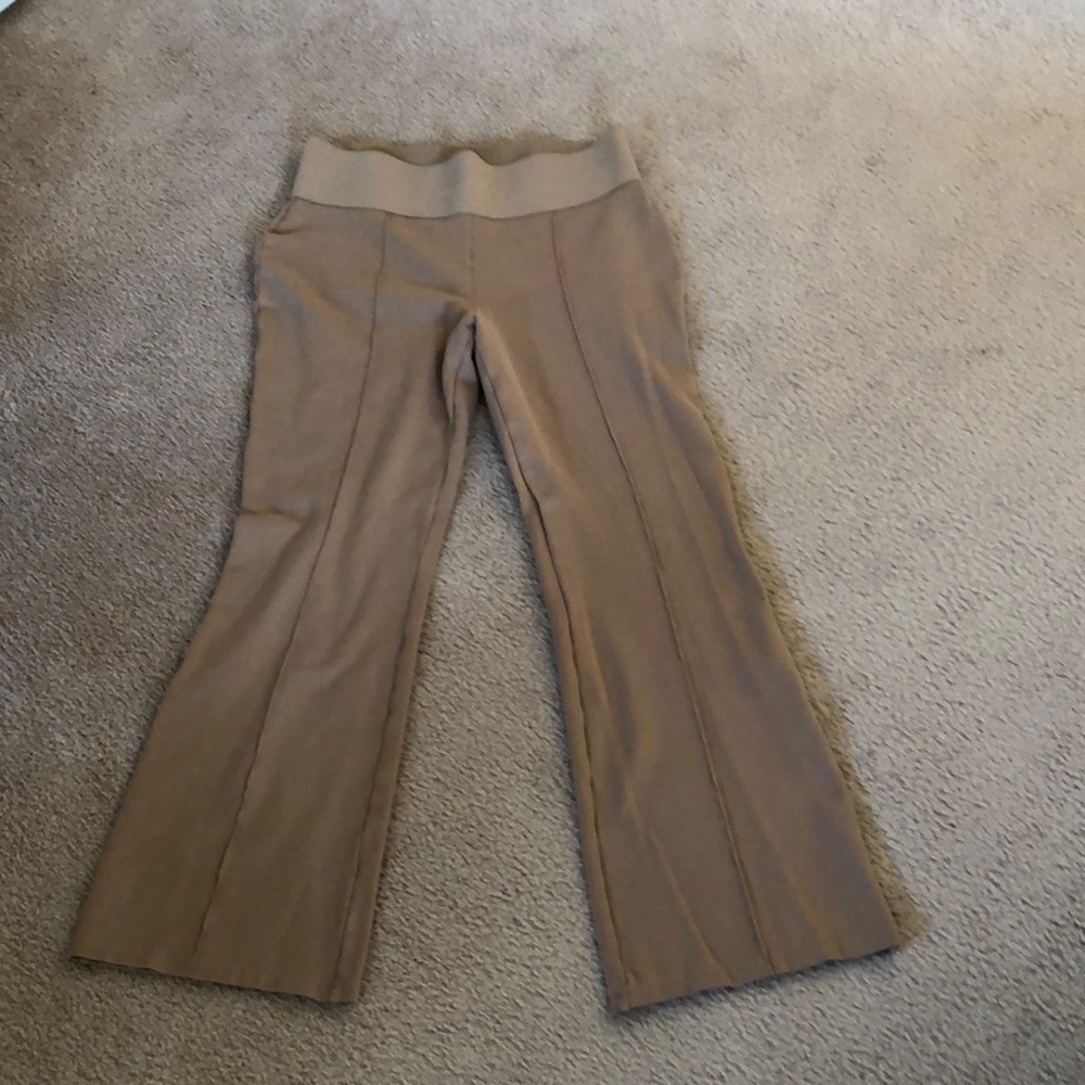 Camel Ponte Knit Pants